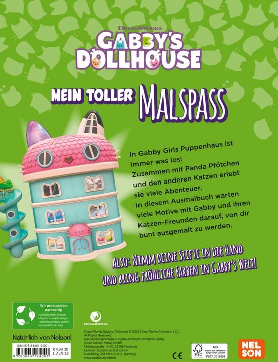 Produktbild Gabby's Dollhouse: Mein toller Malspass