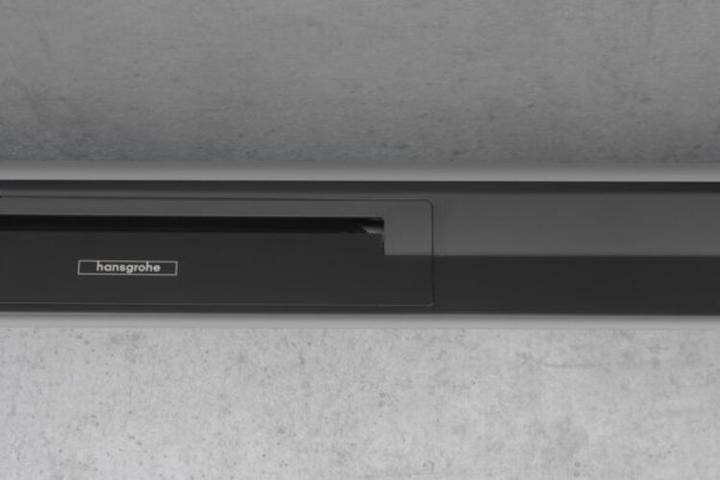 Produktbild hansgrohe HG Duschrinne RainDrain Flex kürzbar, Wandmontage 1000mm mattschwarz (1000 mm)
