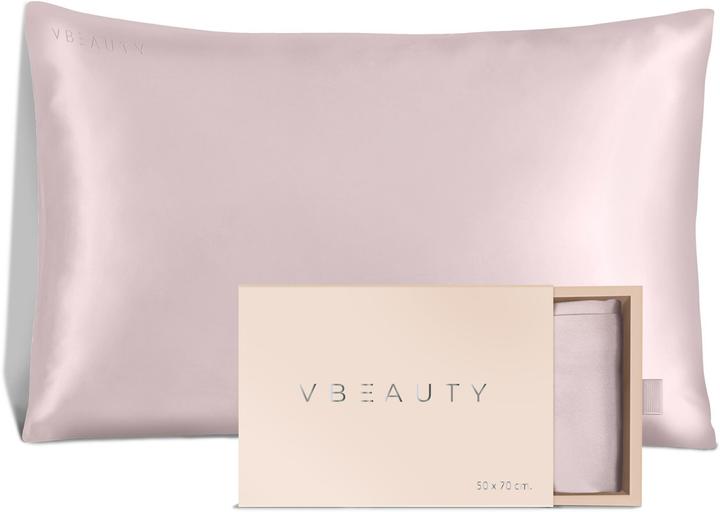 VBEAUTY Seidenkissenbezug Rosé (Kopfkissenbezug, 50 x 70 cm)