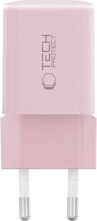 Produktbild Tech-Protect NCM33W 2-port PD33W/QC3.0 wall charger - pink (33 W)