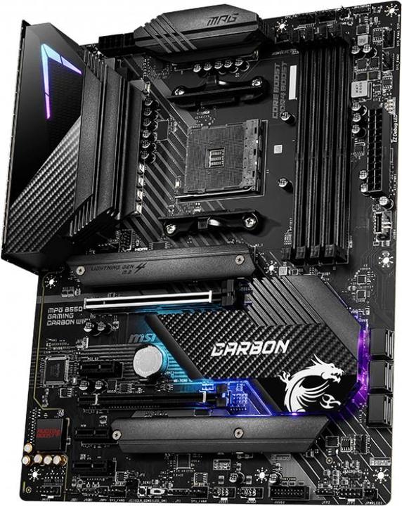 Image du produit MSI MPG B550 JEU CARBON WIFI (AM4, AMD B550, ATX)