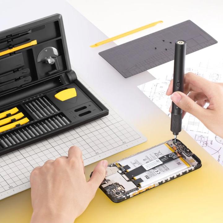 Productafbeelding Hoto Precisie schroevendraaierset pro QWLSD012 + elektronica reparatieset