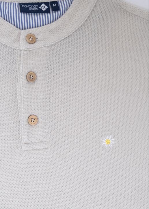 Image du produit Bavarian Caps Polo en maille fine Edelweiss (M)