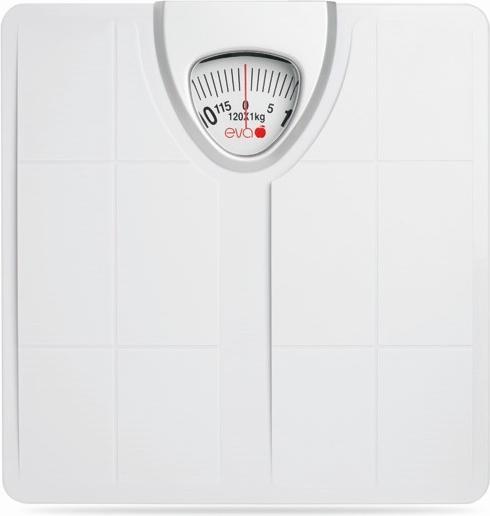 Eva- Kochen und Haushalt Eva Personenwaageweisschrom, Mod 621 (120 kg)