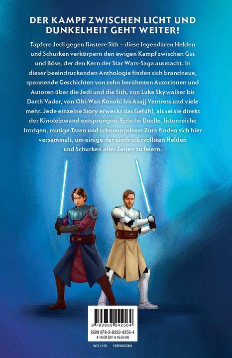 Immagine prodotto Panini Star Wars: Geschichten von Jedi und Sith (Tedesco, Vera Strange, Michael Cog, Sarwat Chadda, Tessa Gratton, Alex Segura, Delilah S. Dawson, Karen Strong, Roseanne A. Brown, Sam Maggs, Michael Moreci, 2022)