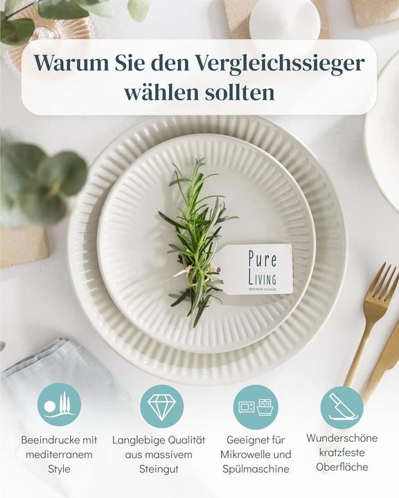 Immagine prodotto Pure Living Interior Design 6er Suppenteller-Set (6 x)