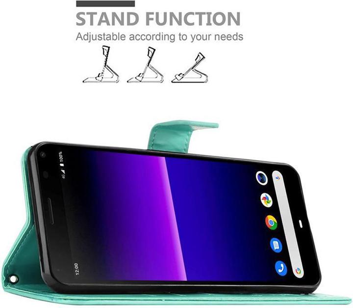 Image du produit Cadorabo Couverture du livre de fleurs (Sony Xperia 8)