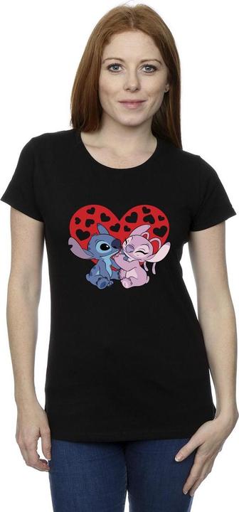 Immagine prodotto Disney Lilo & Stitch Hearts Maglietta Donna (XXL)