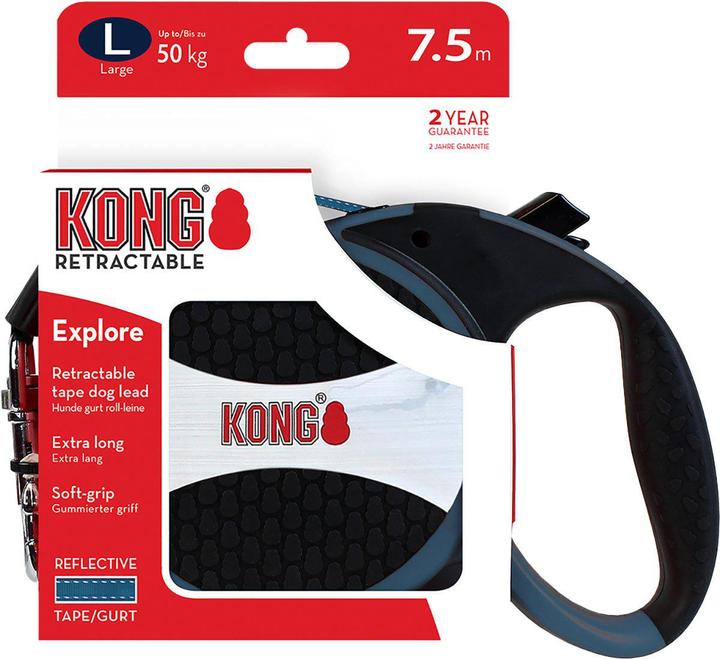 KONG Rollleine Explore (L, Hund, Hundesport)