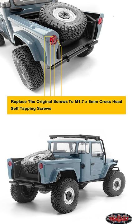 Actual product image Rc4Wd Model Brake Light Lens of Taillight VS4-10 Phoenix