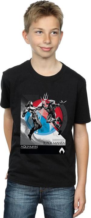 Actual product image Boys Aquaman Vs Black Manta T-Shirt (128)
