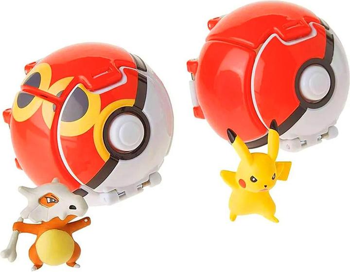 Actual product image Pokémon Throwing ball set with a Pokeball Pikachu and Poke Ball