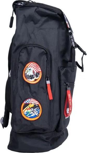 Actual product image natelo Nasa Canvas Laptop Backpack 28X15X44cm - Black