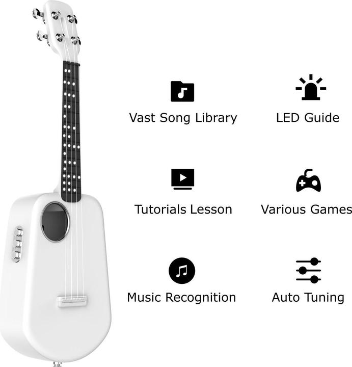 Image du produit Popu Music Ukulélé Populele 2 Pro (Semi-acoustique)