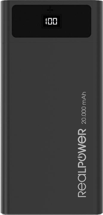 Actual product image RealPower PB-20k PD (20000 mAh, 18 W, 74 Wh)