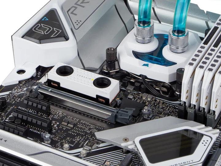 Image du produit Corsair M.2 water block, XM2 2280 White