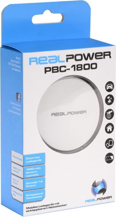 Image du produit RealPower PBC-1800 (1800 mAh, 6.66 Wh)