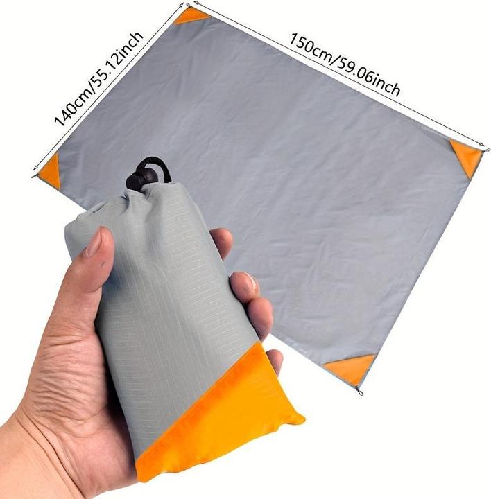 Produktbild Alopini 1 Stück Outdoor-Campingmatte, Picknickmatte und Strandmatte mit Kordelzugtaschen, superleicht und