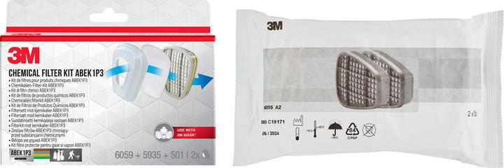 Actual product image 3M Replacement filter (ABEK1P3, 2 x)
