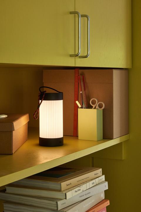 Actual product image Hübsch Camp Portable Table Lamp Black