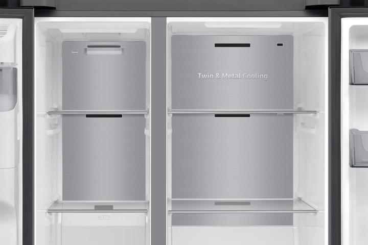 Produktbild Samsung RS70F Side-by-Side mit Metal Cooling und Festwasseranschluss, EEK: B (634 l)