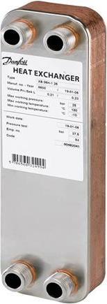 Produktbild Danfoss Redan XB06L-1 24 pladevarmv. - XB06L-1 24 pladevarmeveksler