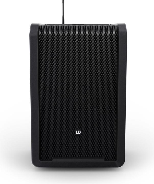 Actual product image LD Systems ANNY® 10 BPH B8 - 10" mobile Bluetooth® PA speaker with rechargeable battery, mixer and 1x headset (1x 80 W)