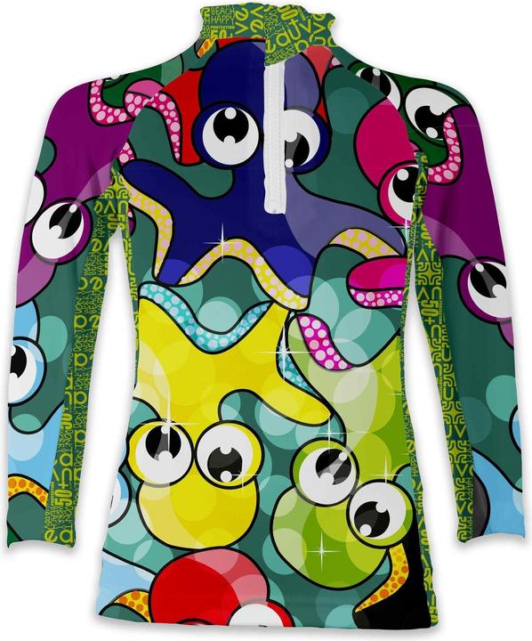 Actual product image Uvea Children's UV swim shirt arm Biarritz la mer monte (68, 70, 72, 74)