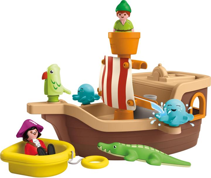 Produktbild Playmobil 71769 JUNIOR & Disney: Peter Pans Piratenschiff mit Wasserspritzspass (71769)