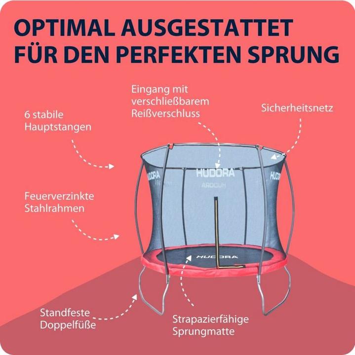Produktbild Hudora Fantastic Trampolin 250V (250 cm)