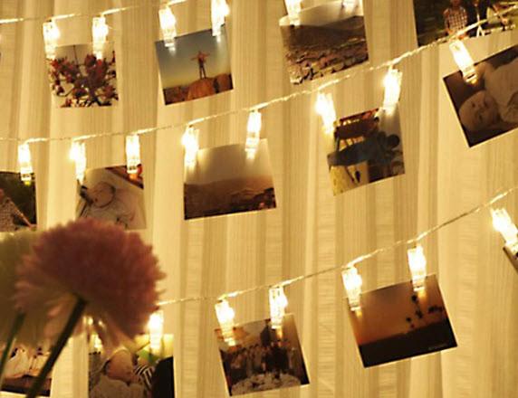 Produktbild Out of the blue LED Lichterkette Fotoleine mit Klammern (1.70 m)