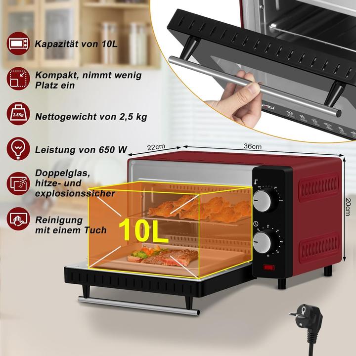 Actual product image Woltu 12 litres, red