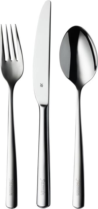 Produktbild WMF Besteck Besteckset 6 Personen Boston 30tlg Monobloc-Messer Edelstahl poliert (30 Stück, Besteck Set)