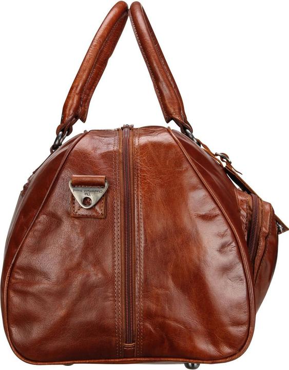 Actual product image The Vegan Cow Chesterfield Brand Leren Weekendtas Cognac Mainz (40 l)
