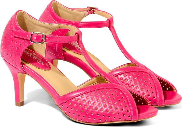 Actual product image Joe Browns Laser Cut T-Bar Heels (38)