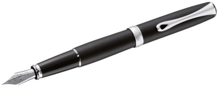 Actual product image Diplomat Fountain pen Excellence A2 lapis black matt chrome EF (Black/Chrome, 1 x)