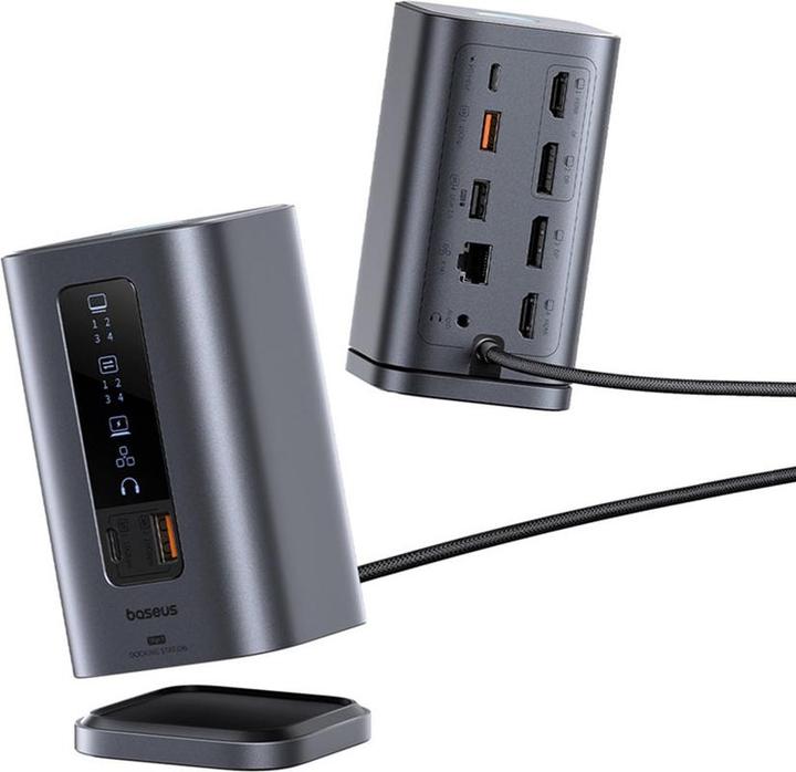 Produktbild Baseus Spacemate 11-in-1 Docking Station (USB-C, 11 Ports)