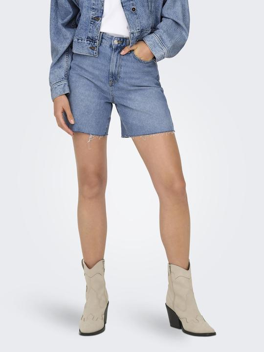 Produktbild Only ONLZITA Hohe Taille Normal geschnitten Jeans-Shorts Jeans-Shorts (M)