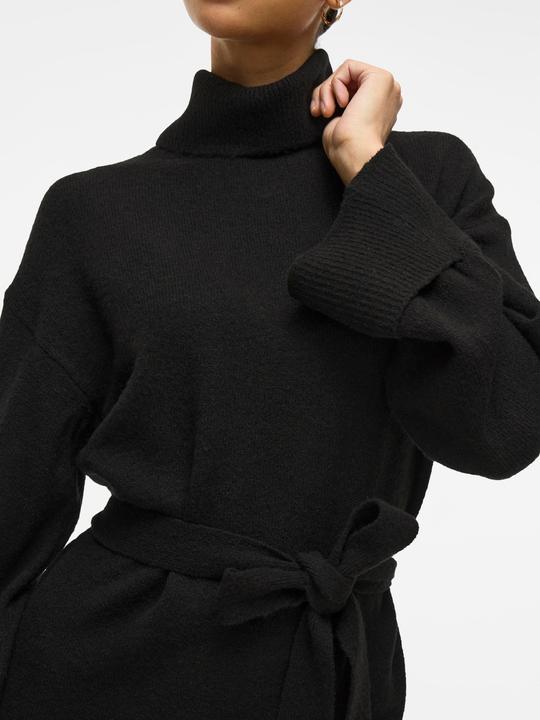 Image du produit Vila Robe en maille avec ceinture à nouer (L)