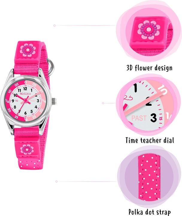 Produktbild Tikkers Velcro Time Teacher (Analoguhr, 26 mm)