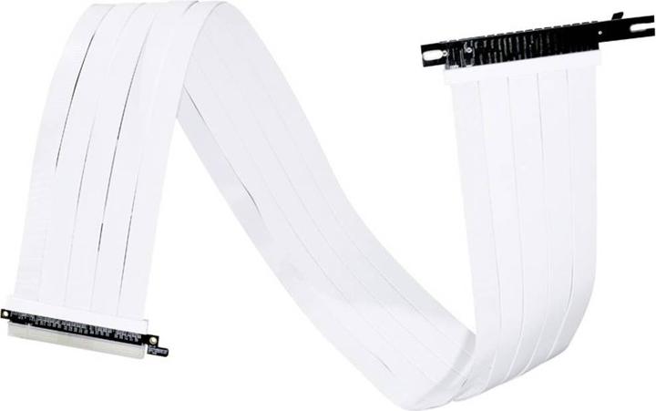 Actual product image Lian-Li PW-PCIV-4-90W PCIe 4.0 riser cable - 900mm, white