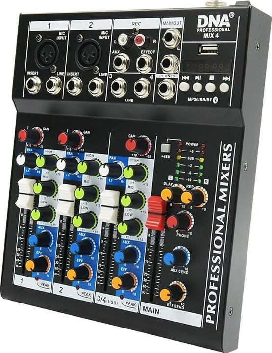 Produktbild DNA MIX 4 - Mikser audio USB MP3 analogowy 4 kanały
