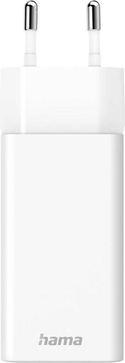 Immagine prodotto Hama Mini caricatore, GaN, USB-C Power Delivery (PD) + USB-A QC3.0, 38W, bianco (38 W)