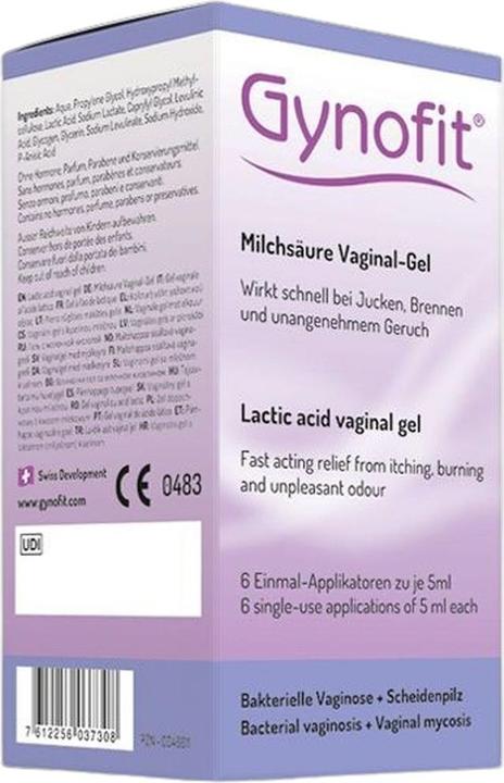 Image du produit Gynofit Gel vaginal à l'acide lactique (5 ml, Gel intime)