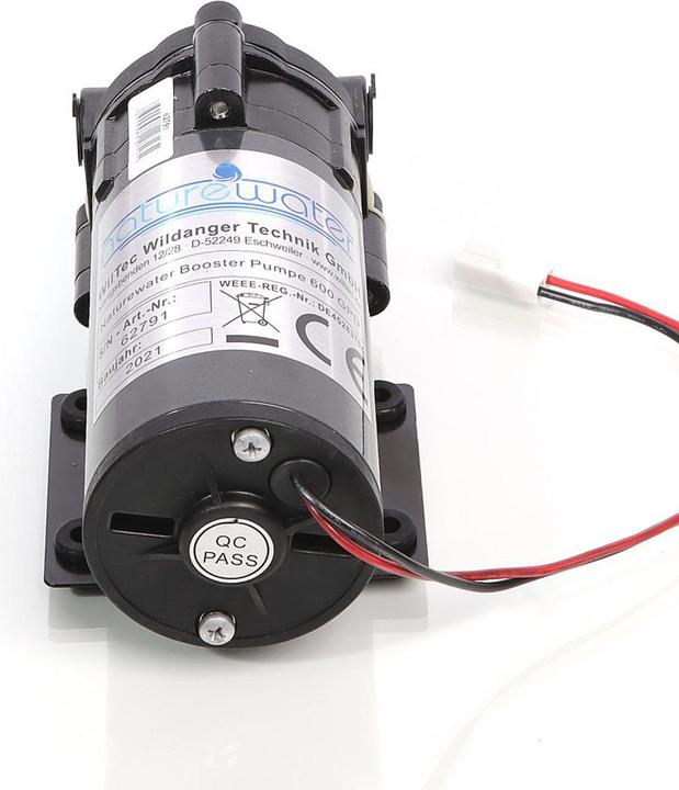 Produktbild Naturewater Druckerhöhungspumpe 600 GPD (2300 l) Booster Pumpe 108W Umkehrosmose (Boosterpumpe)