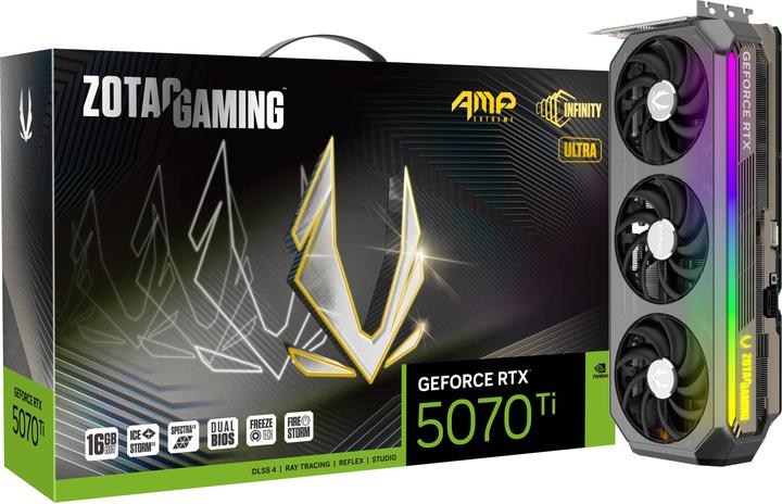Immagine prodotto Zotac GAMING GeForce RTX 5070 Ti AMP EXTREME INFINITY ULTRA 16GB GDDR7 (16 GB)