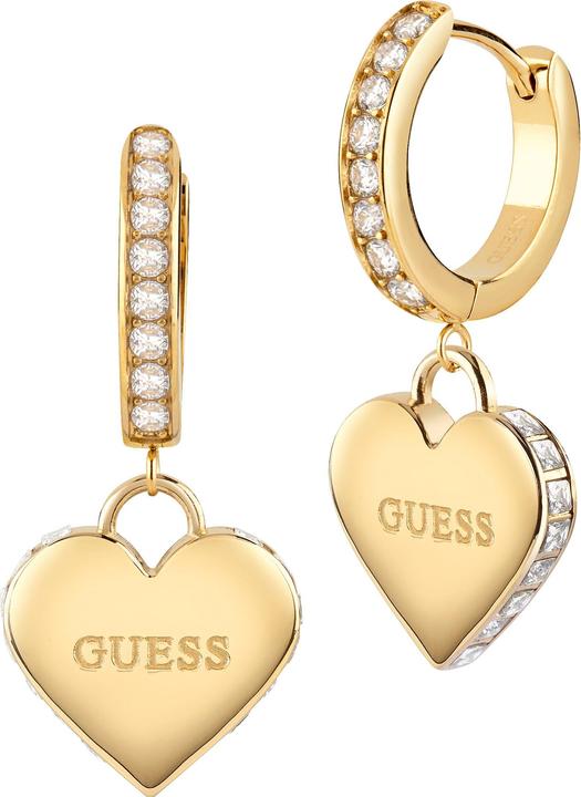 Produktbild Guess Beautiful gold-plated earrings with hearts Falling In Love JUBE02236JWYGT/U (Edelstahl)