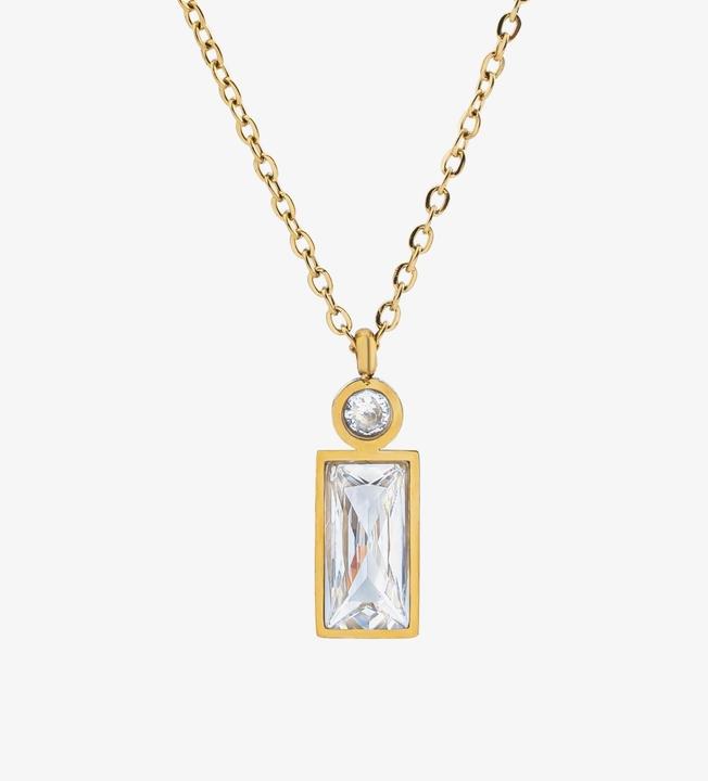 Sensora Jewelry Paignton Stone Halskette (Edelstahl)