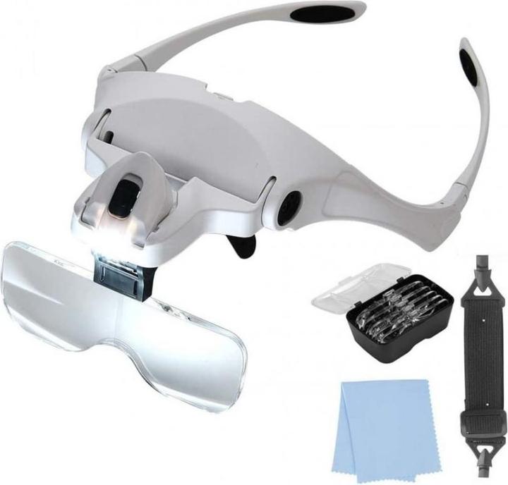 Velamp LED-Brille mit Lupe