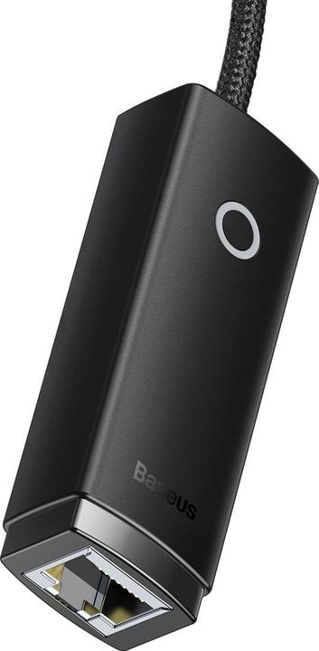 Image du produit Baseus Lite Series Adaptateur Ethernet USB-A vers port LAN RJ45 (100Mbps) Noir (USB, RJ45 (1x))